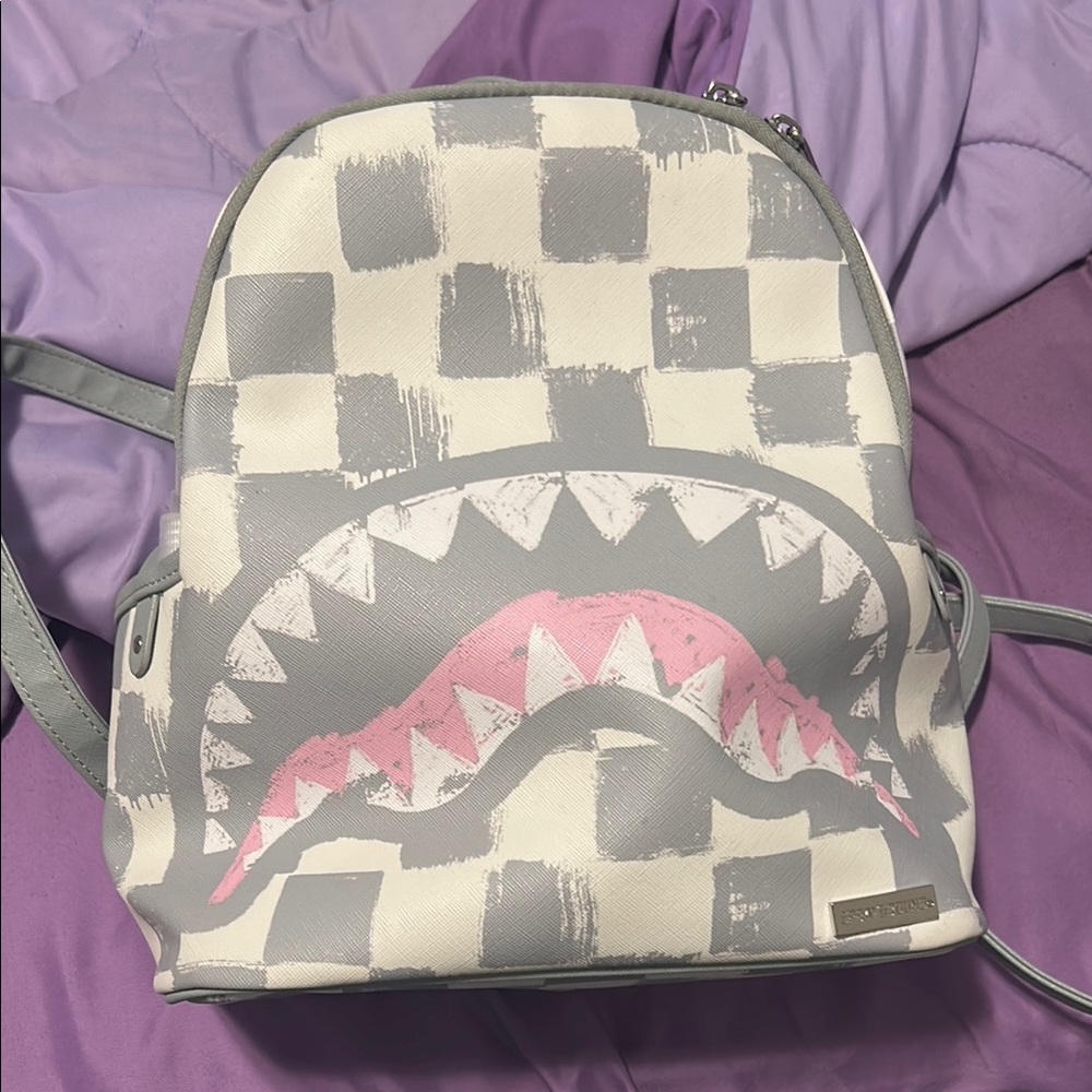 Sprayground Limited Edition Gray Backpack
